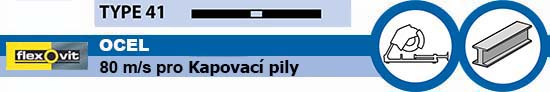 REZNY kapovací Flexovit OCEL